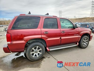 Trzecie zdjęcie samochodu z tyłu: 2002 CADILLAC ESCALADE LUXURY VIN:1GYEK63N22R129408 - miniatura