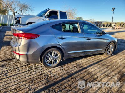 Trzecie zdjęcie samochodu z tyłu: 2018 HYUNDAI ELANTRA SEL VIN:5NPD84LF3JH367402 - miniatura