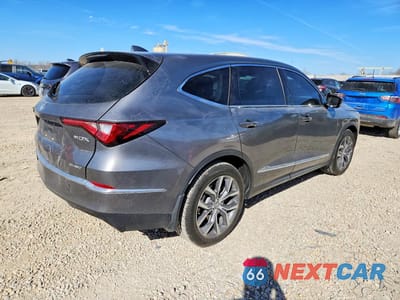 Trzecie zdjęcie samochodu z tyłu: 2023 ACURA MDX VIN:5J8YE1H46PL030891 - miniatura