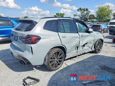 Trzecie zdjęcie samochodu z tyłu: 2023 BMW X3 XDRIVE30I VIN:5UX53DP08P9R61962 - miniatura