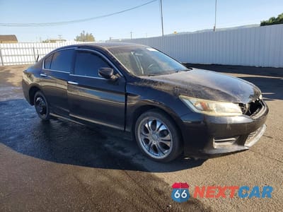 Czwarte zdjęcie samochodu z boku: 2014 HONDA ACCORD LX VIN:1HGCR2F34EA285675 - miniatura