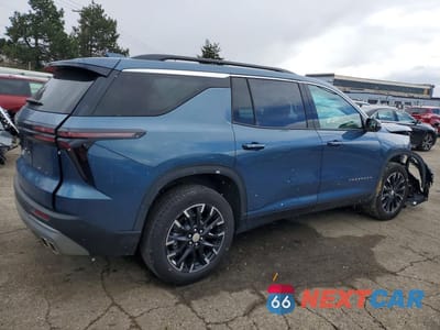 Trzecie zdjęcie samochodu z tyłu: 2025 CHEVROLET TRAVERSE LT VIN:1GNERGRS2SJ238770 - miniatura