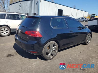 Trzecie zdjęcie samochodu z tyłu: 2015 VOLKSWAGEN GOLF VIN:3VW817AU8FM023510 - miniatura