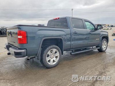 Trzecie zdjęcie samochodu z tyłu: 2018 GMC SIERRA K1500 SLE VIN:3GTU2MEC0JG256254 - miniatura