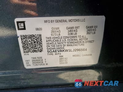 Zdjęcie 13 z 13 samochodu: 2020 BUICK ENCLAVE ESSENCE VIN:5GAEVAKW1LJ296564 - miniatura