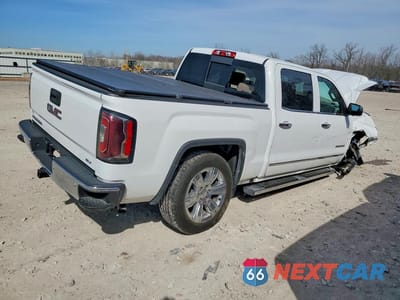 Trzecie zdjęcie samochodu z tyłu: 2018 GMC SIERRA K1500 SLT VIN:3GTU2NEC2JG180929 - miniatura