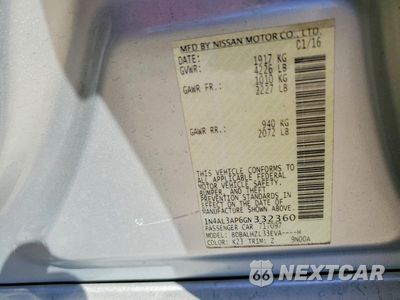 Zdjęcie 13 z 13 samochodu: 2016 NISSAN ALTIMA 2.5 SR VIN:1N4AL3AP6GN332360 - miniatura