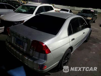 Trzecie zdjęcie samochodu z tyłu: 2002 HONDA CIVIC DX VIN:2HGES16192H583657 - miniatura