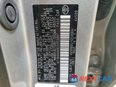 Zdjęcie 12 z 12 samochodu: 2025 TOYOTA CAMRY LE VIN:4T1DAACK8SU052887 - miniatura
