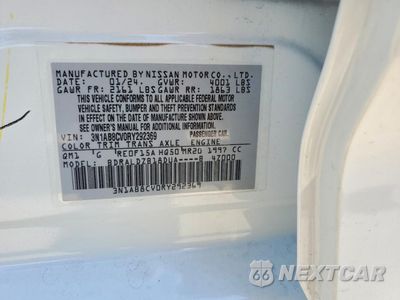 Zdjęcie 12 z 12 samochodu: 2024 NISSAN SENTRA SV VIN:3N1AB8CV0RY292369 - miniatura