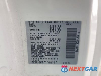 Zdjęcie 13 z 13 samochodu: 2016 NISSAN NV200 ** R & D * PRI FLEET ** VIN:3N6CM0KN0GK697616 - miniatura