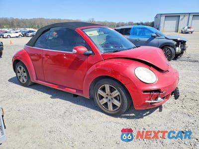 Czwarte zdjęcie samochodu z boku: 2007 VOLKSWAGEN NEW BEETLE CONVERTIBLE OPTION PACKAGE 1 VIN:3VWRF31Y27M413649 - miniatura