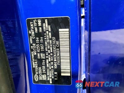 Zdjęcie 12 z 12 samochodu: 2025 HYUNDAI ELANTRA N BASE VIN:KMHLW4DK4SU027420 - miniatura