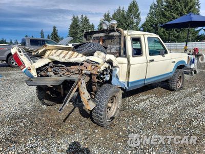 Trzecie zdjęcie samochodu z tyłu: 1990 FORD RANGER SUPER CAB VIN:1FTCR15T8LPA25400 - miniatura