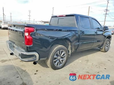 Trzecie zdjęcie samochodu z tyłu: 2021 CHEVROLET SILVERADO C1500 LT VIN:3GCPWCED0MG255064 - miniatura