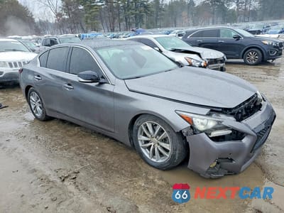 Czwarte zdjęcie samochodu z boku: 2018 INFINITI Q50 3.0T LUXE VIN:JN1EV7AR3JM445777 - miniatura