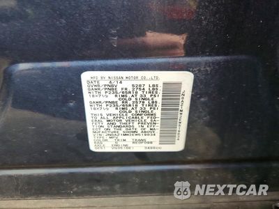 Zdjęcie 13 z 13 samochodu: 2014 NISSAN MURANO SV VIN:JN8AZ1MW2EW519834 - miniatura