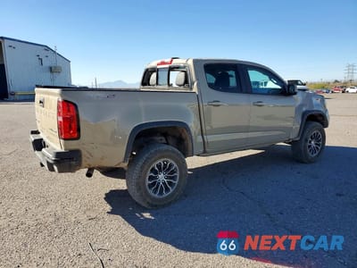 Trzecie zdjęcie samochodu z tyłu: 2022 CHEVROLET COLORADO ZR2 VIN:1GCGTEEN3N1255296 - miniatura