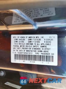 Zdjęcie 12 z 12 samochodu: 2015 ACURA TLX VIN:19UUB1F39FA019721 - miniatura