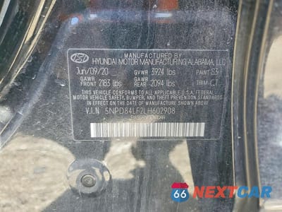 Zdjęcie 12 z 12 samochodu: 2020 HYUNDAI ELANTRA VALUE EDITION VIN:5NPD84LF2LH602908 - miniatura