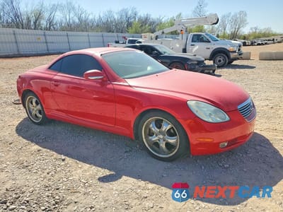 Czwarte zdjęcie samochodu z boku: 2002 LEXUS SC 430 BASE VIN:JTHFN48Y720006411 - miniatura