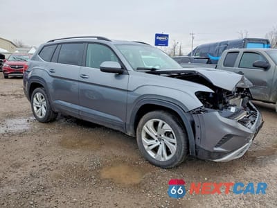 Czwarte zdjęcie samochodu z boku: 2021 VOLKSWAGEN ATLAS SE VIN:1V2KR2CA0MC537324 - miniatura