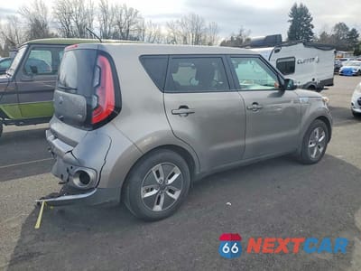 Trzecie zdjęcie samochodu z tyłu: 2018 KIA SOUL EV + VIN:KNDJX3AE2J7032274 - miniatura