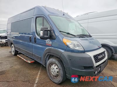 Czwarte zdjęcie samochodu z boku: 2021 RAM PROMASTER 3500 DELIVERY VAN VIN:3C6MRVJG8ME544489 - miniatura
