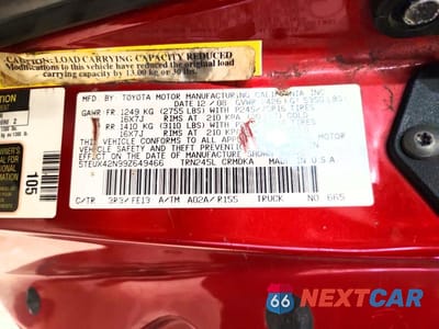 Zdjęcie 12 z 12 samochodu: 2009 TOYOTA TACOMA BASE VIN:5TEUX42N99Z649466 - miniatura