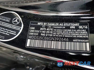 Zdjęcie 12 z 12 samochodu: 2016 MERCEDES-BENZ CLA 45 AMG VIN:WDDSJ5CB6GN392646 - miniatura