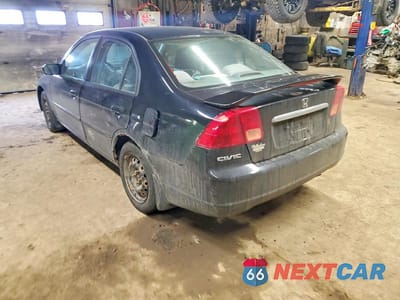 Drugie zdjęcie samochodu z przodu: 2002 HONDA CIVIC LX VIN:2HGES16852H942404 - miniatura