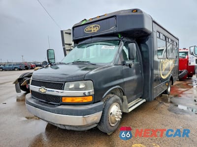 Drugie zdjęcie samochodu z przodu: 2013 CHEVROLET EXPRESS G4500 VIN:1GB6G5BLXD1118944 - miniatura