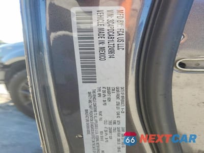 Zdjęcie 14 z 14 samochodu: 2020 DODGE JOURNEY SE VIN:3C4PDCAB1LT249614 - miniatura