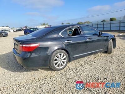Trzecie zdjęcie samochodu z tyłu: 2009 LEXUS LS 460 BASE VIN:JTHBL46F895089172 - miniatura