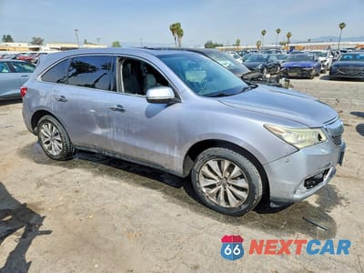 Czwarte zdjęcie samochodu z boku: 2016 ACURA MDX TECHNOLOGY VIN:5FRYD3H42GB017621 - miniatura