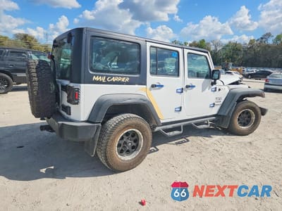 Trzecie zdjęcie samochodu z tyłu: 2014 JEEP WRANGLER UNLIMITED SPORT VIN:1C4BJWKG7EL199895 - miniatura