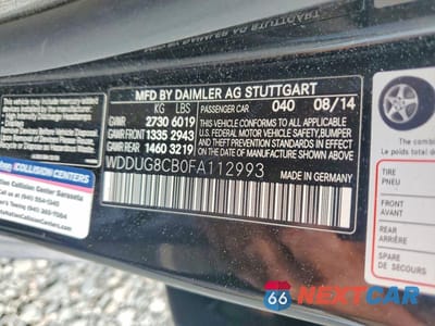Zdjęcie 12 z 12 samochodu: 2015 MERCEDES-BENZ S 550 VIN:WDDUG8CB0FA112993 - miniatura