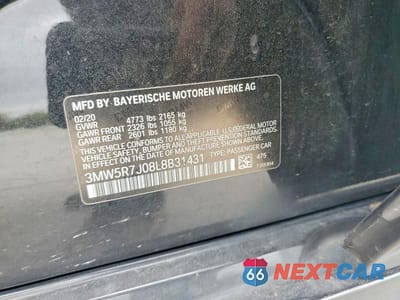 Zdjęcie 12 z 12 samochodu: 2020 BMW 330XI VIN:3MW5R7J08L8B31431 - miniatura