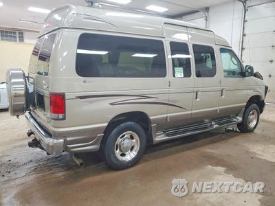 Trzecie zdjęcie samochodu z tyłu: 2014 FORD ECONOLINE E150 VAN VIN:1FTNE1EL4EDA22308 - miniatura