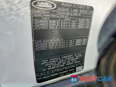 Zdjęcie 13 z 13 samochodu: 2022 LAND ROVER DEFENDER 110 X-DYNAMIC HSE VIN:SALE37RU7N2063757 - miniatura
