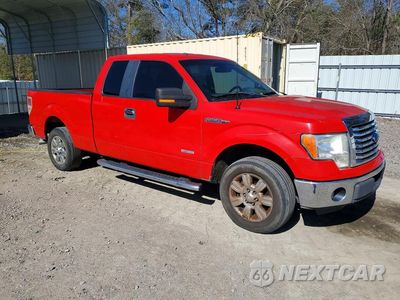 Czwarte zdjęcie samochodu z boku: 2012 FORD F150 SUPER CAB VIN:1FTFX1CTXCFC73756 - miniatura