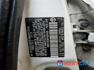 Zdjęcie 13 z 13 samochodu: 2015 TOYOTA YARIS 5-DOOR L VIN:VNKKTUD39FA036436 - miniatura