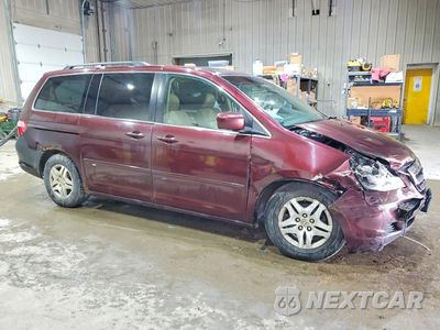 Czwarte zdjęcie samochodu z boku: 2007 HONDA ODYSSEY EXL VIN:5FNRL38797B127522 - miniatura