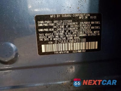 Zdjęcie 12 z 12 samochodu: 2021 SUBARU FORESTER LIMITED VIN:JF2SKAUC8MH497188 - miniatura