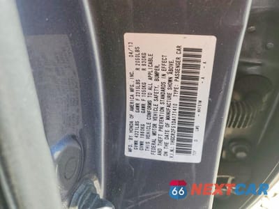 Zdjęcie 12 z 12 samochodu: 2013 HONDA ACCORD SPORT VIN:1HGCR2F51DA171410 - miniatura