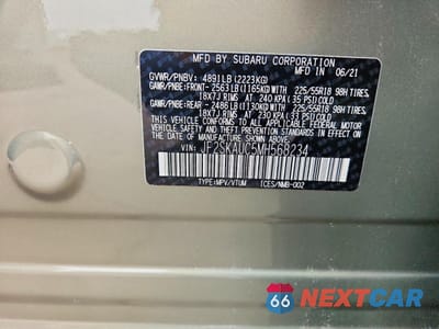 Zdjęcie 12 z 13 samochodu: 2021 SUBARU FORESTER LIMITED VIN:JF2SKAUC5MH568234 - miniatura