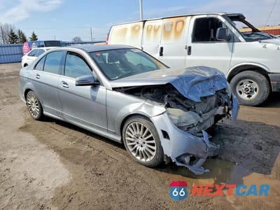 Czwarte zdjęcie samochodu z boku: 2010 MERCEDES-BENZ C 250 4MATIC VIN:WDDGF8FBXAF376553 - miniatura