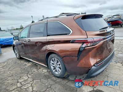 Drugie zdjęcie samochodu z przodu: 2023 TOYOTA SIENNA XLE 7-PASSENGER VIN:5TDYSKFC6PS082902 - miniatura