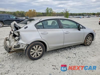 Trzecie zdjęcie samochodu z tyłu: 2012 HONDA CIVIC LX VIN:2HGFB2F5XCH303016 - miniatura
