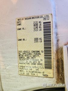 Zdjęcie 13 z 13 samochodu: 2013 NISSAN MAXIMA 3.5 S VIN:1N4AA5AP2DC804255 - miniatura